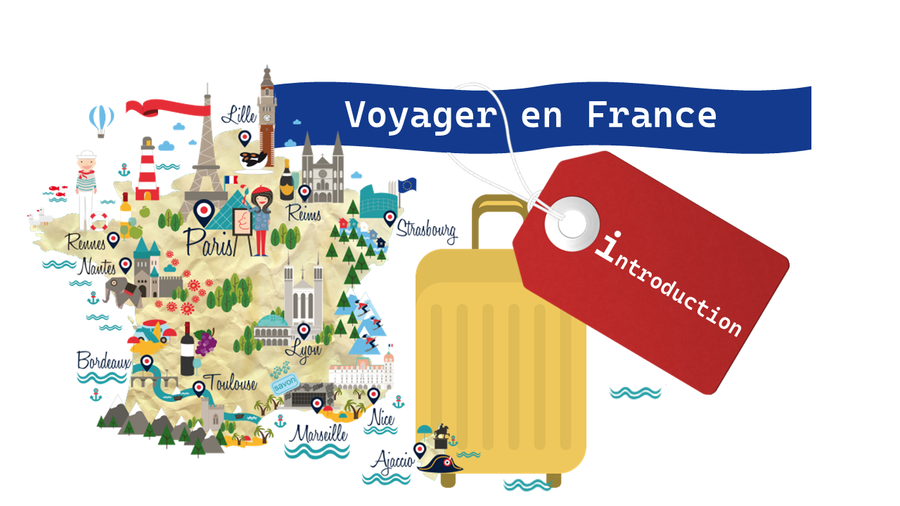 je vais voyager en france